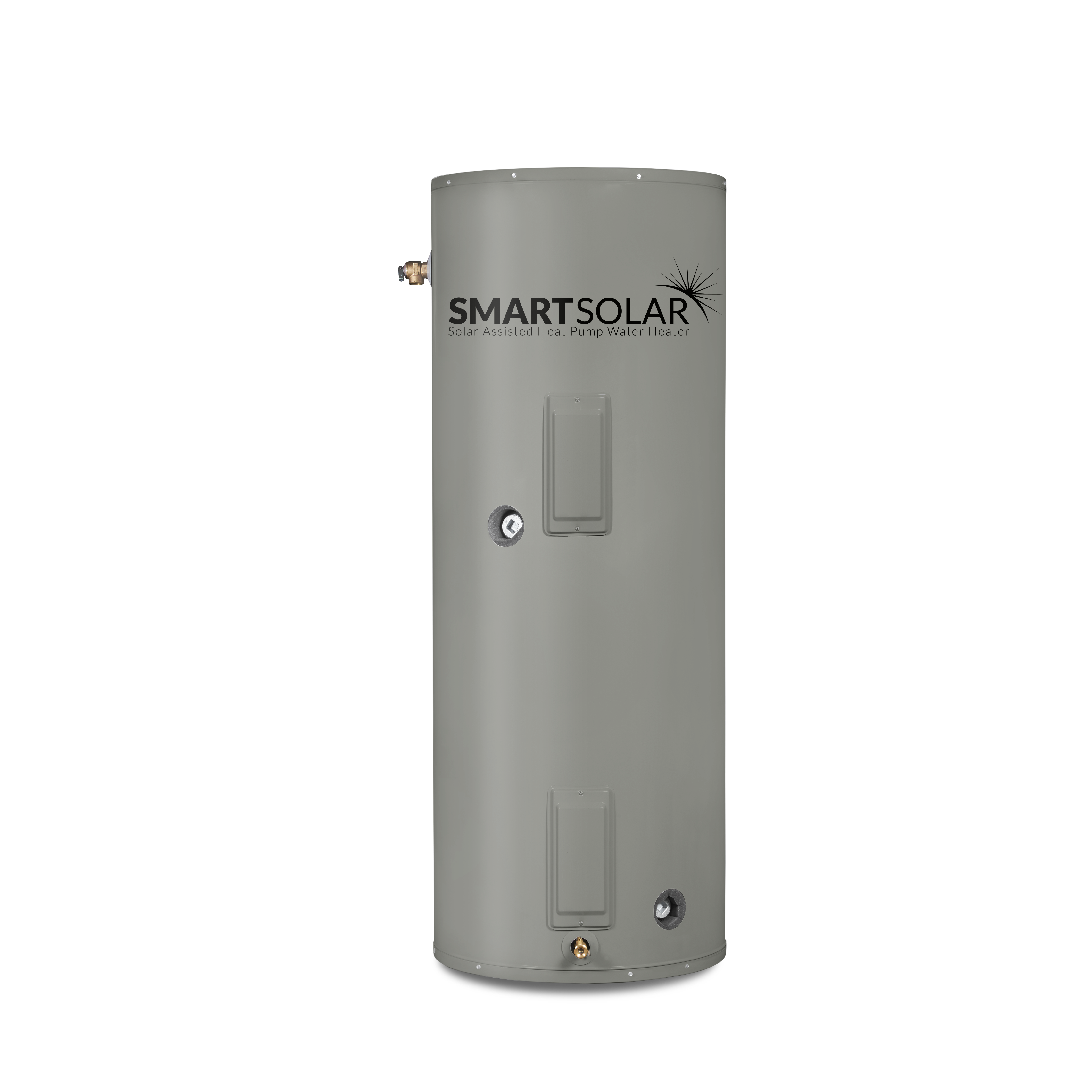 smart-solar-tank-neshw solar assisted hot water heater installed outside